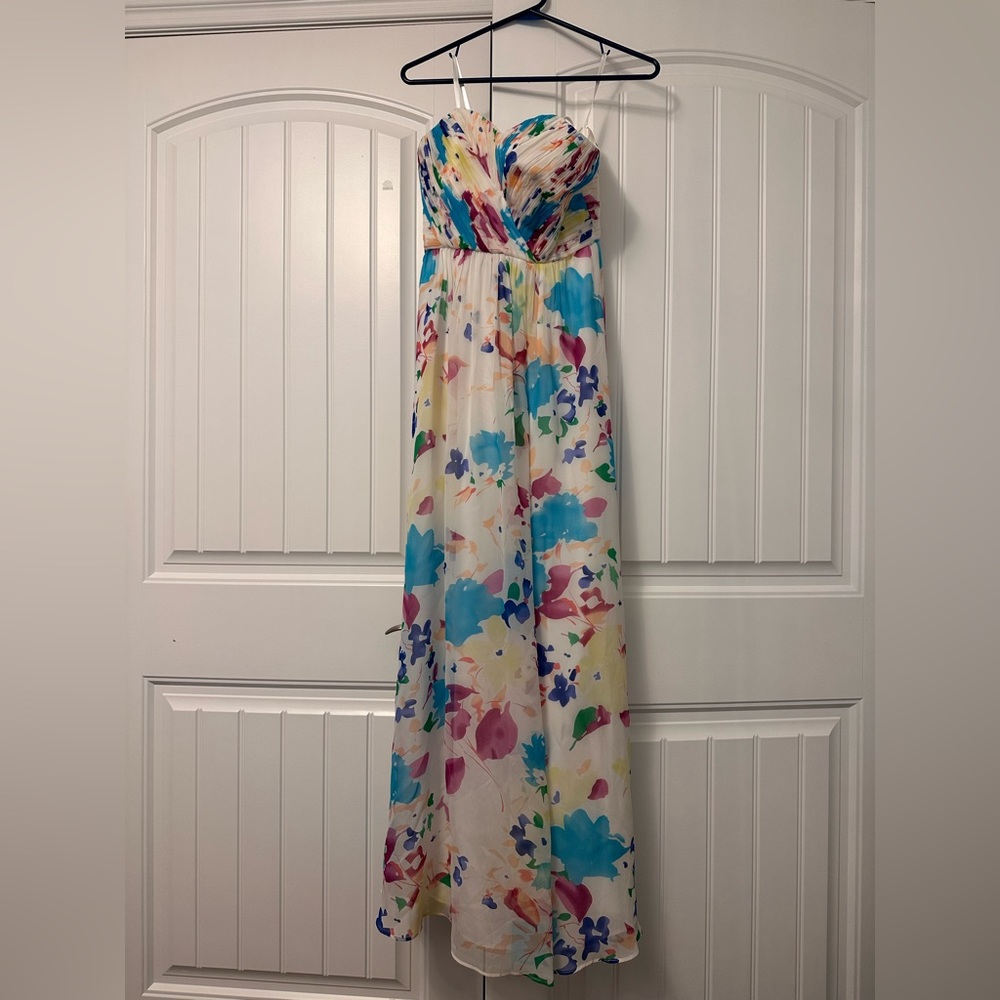 Yumi Kim Watercolour Floral Maxi Dress S NWOT